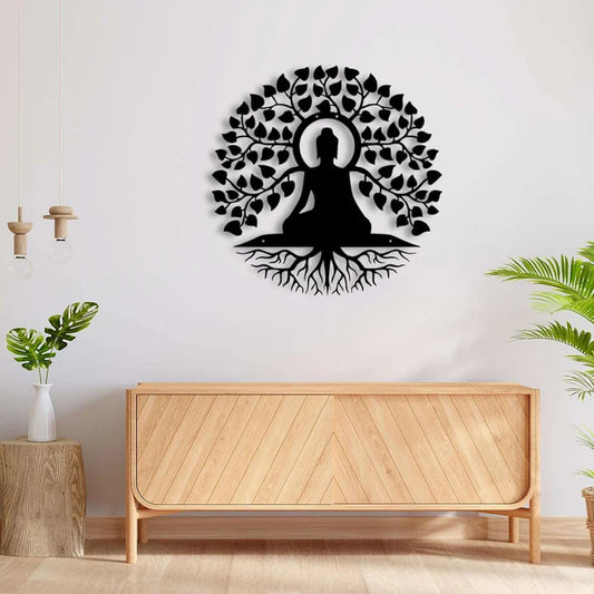 UNIQUE ART WITH LUXURY 3D Wooden Buddha