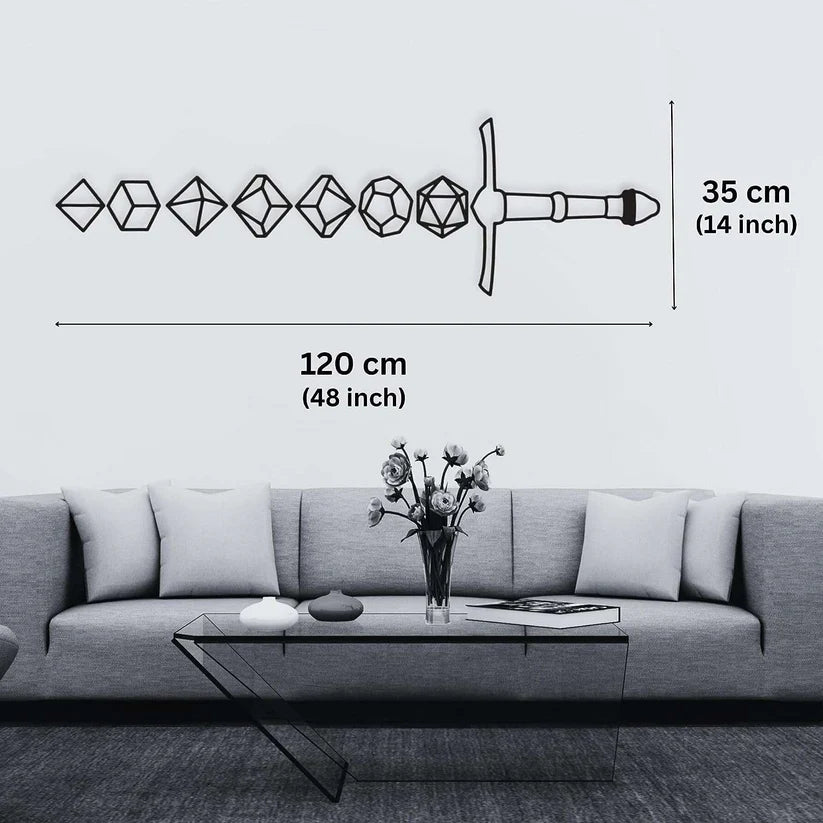 D&D Sword Decor For Wall