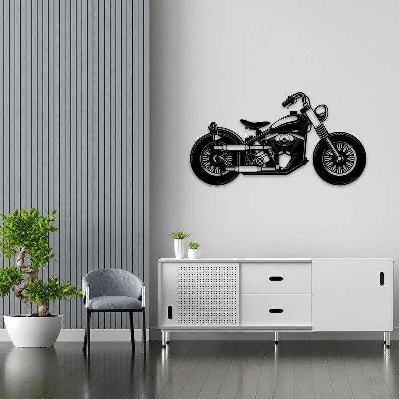 Rider's Rhapsody Bike Wood Wall Decor