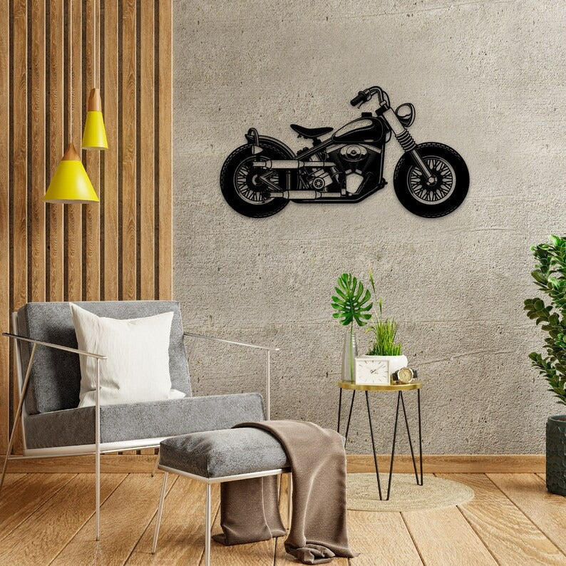 Rider's Rhapsody Bike Wood Wall Decor