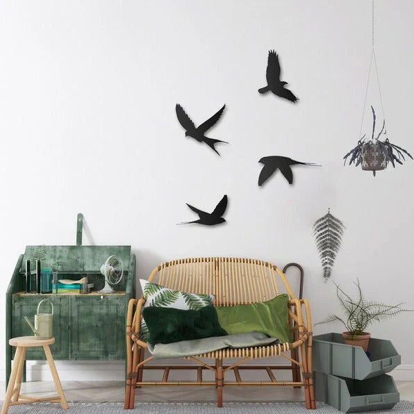 Birds Wooden Wall Decor