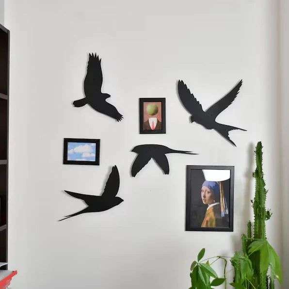 Birds Wooden Wall Decor