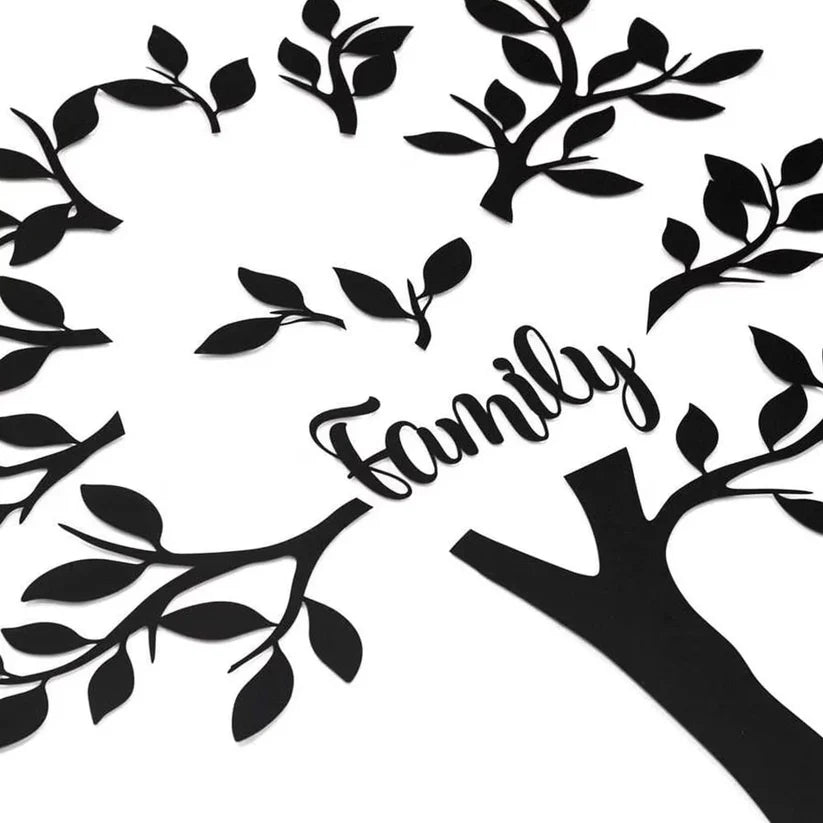 Roots of Love Family Tree Wood Wall Decor