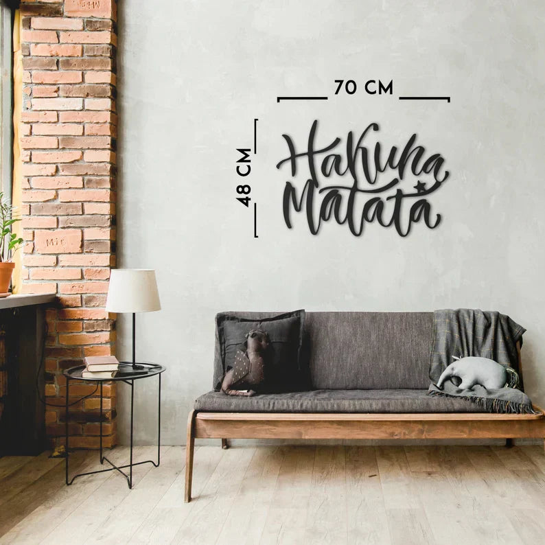 Hakuna Matata Sign Wood Wall Decor